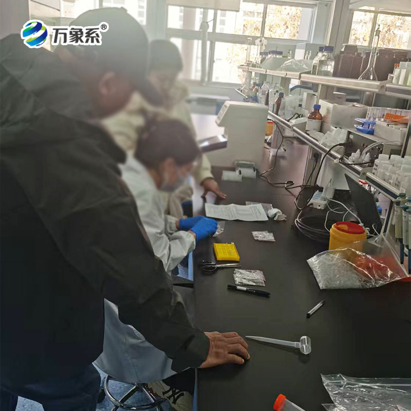 鴿子檢測儀客戶到廠實驗室學習實驗步驟